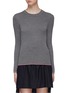 Main View - Click To Enlarge - THOM BROWNE  - Stripe border rib knit sweater