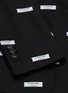  - THOM BROWNE  - Label embroidered cropped sleeve blazer