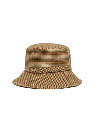 Main View - Click To Enlarge - ERIC JAVITS - 'Rain Bucket' belted check plaid hat