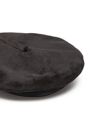 Detail View - Click To Enlarge - ERIC JAVITS - 'Kate' suede beret
