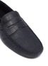 Detail View - Click To Enlarge - TOD’S - 'City Gommino' croc embossed leather driving shoes