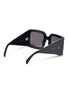 Figure View - Click To Enlarge - CELINE - Oversized strass rim acetate square sunglasses