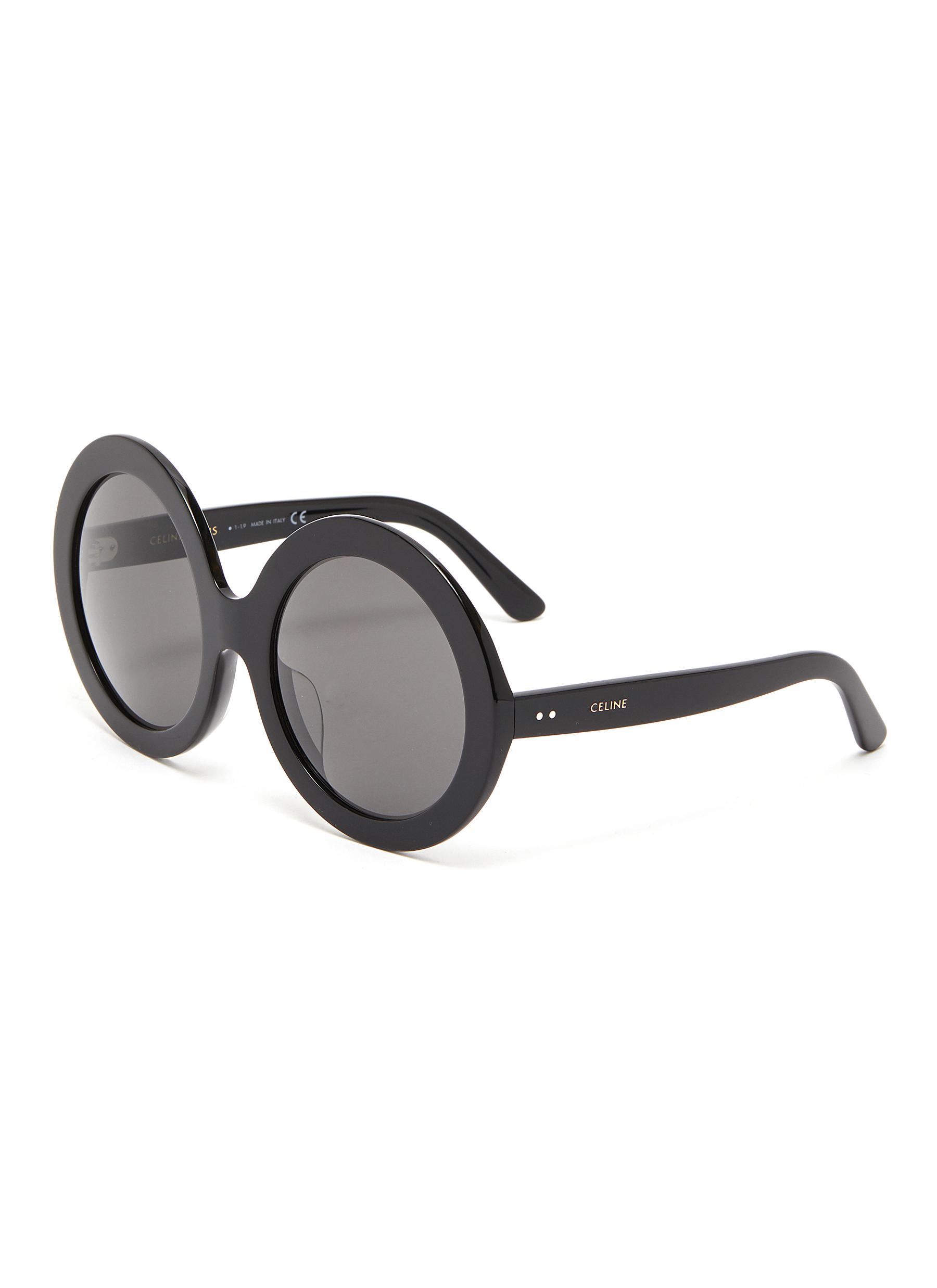 celine round sunglasses in acetate