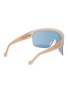 Figure View - Click To Enlarge - LOEWE - Rimeless marble acetate oversized angular sunglasses