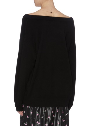 Back View - Click To Enlarge - ALEXANDER WANG - Mesh underlay sweater