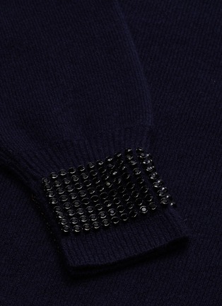  - ALEXANDER WANG - Strass embellished cuff sweater