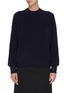 Main View - Click To Enlarge - ALEXANDER WANG - Strass embellished cuff sweater