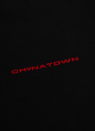  - ALEXANDER WANG - 'Chynatown' slogan print long sleeve T-shirt
