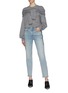 Figure View - Click To Enlarge - ALEXANDER WANG - 'Cult' zip side jeans