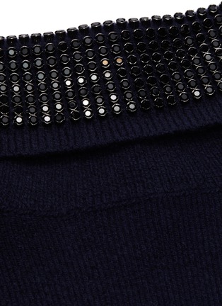  - ALEXANDER WANG - Strass embellished turtleneck sweater