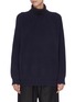 Main View - Click To Enlarge - ALEXANDER WANG - Strass embellished turtleneck sweater