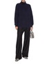 Figure View - Click To Enlarge - ALEXANDER WANG - Strass embellished turtleneck sweater
