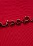  - ALEXANDERWANG - Ruffle ballchain hem rib knit top