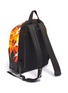Detail View - Click To Enlarge - NEIL BARRETT - Flame thunderbolt print backpack