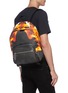 Figure View - Click To Enlarge - NEIL BARRETT - Flame thunderbolt print backpack