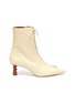 Main View - Click To Enlarge - REJINA PYO - 'Simone' wooden heel lace-up leather ankle boots