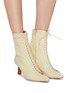 Figure View - Click To Enlarge - REJINA PYO - 'Simone' wooden heel lace-up leather ankle boots