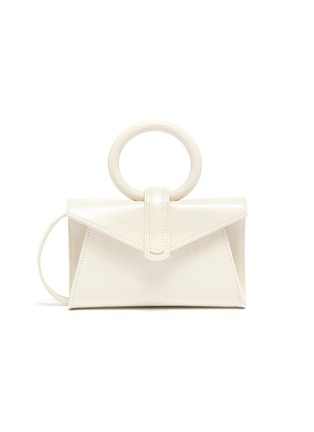 Main View - Click To Enlarge - COMPLÉT - 'Valery' ring handle micro leather envelope belt bag