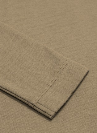  - LEMAIRE - Extra long sleeve cotton-wool turtleneck top