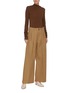 Figure View - Click To Enlarge - LEMAIRE - Asymmetric collar knit top