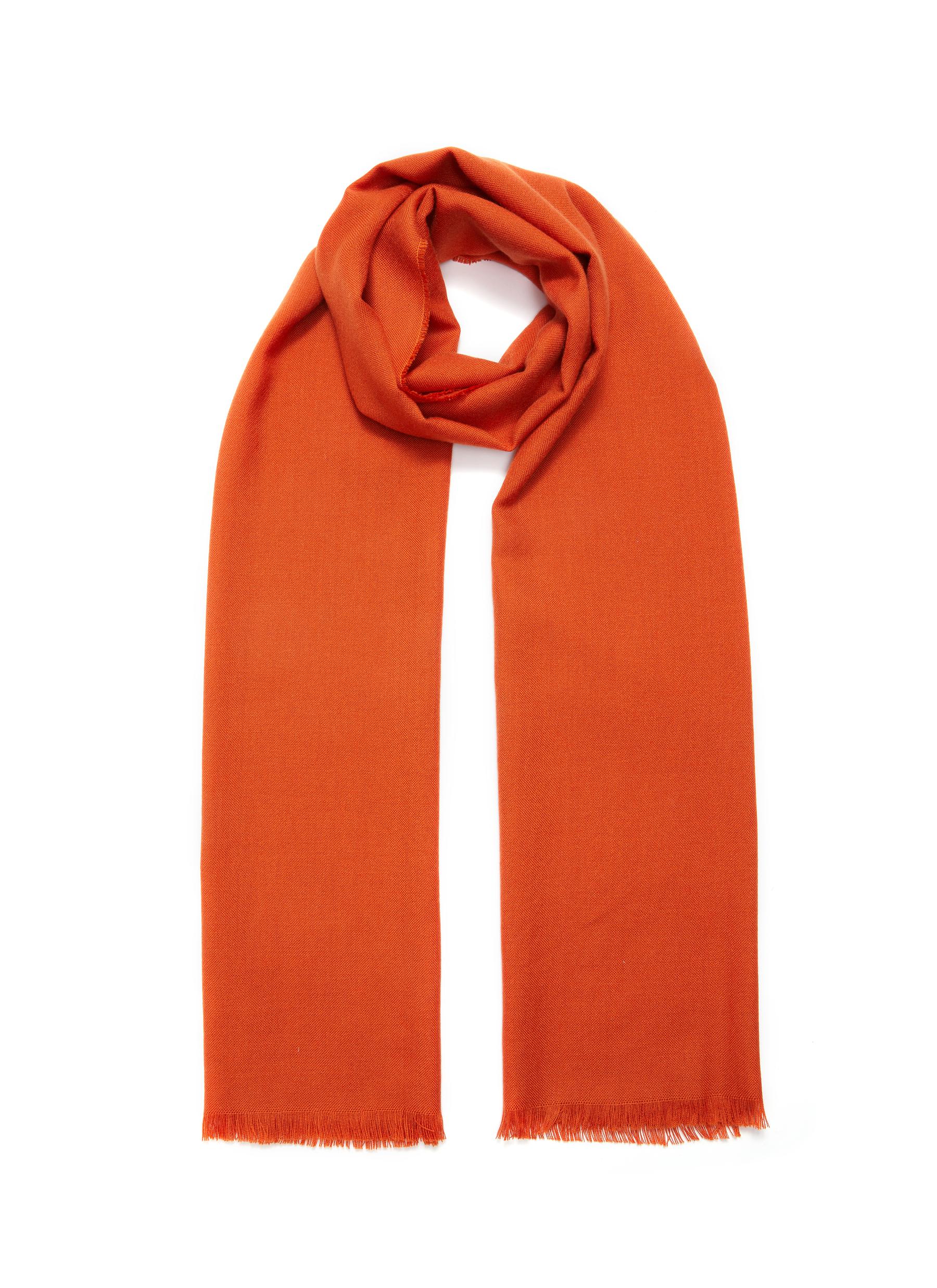 cashmere orange scarf