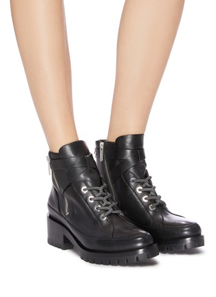 Figure View - Click To Enlarge - 3.1 PHILLIP LIM - 'Hayett' leather ankle boots