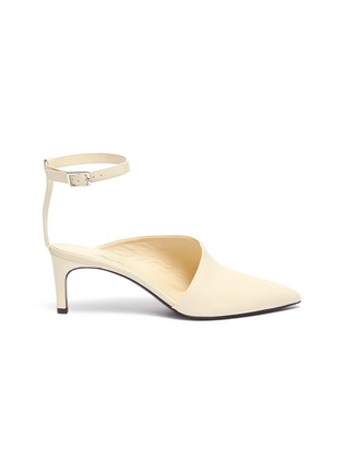 Main View - Click To Enlarge - 3.1 PHILLIP LIM - 'Nina' slanted vamp leather ankle strap pumps