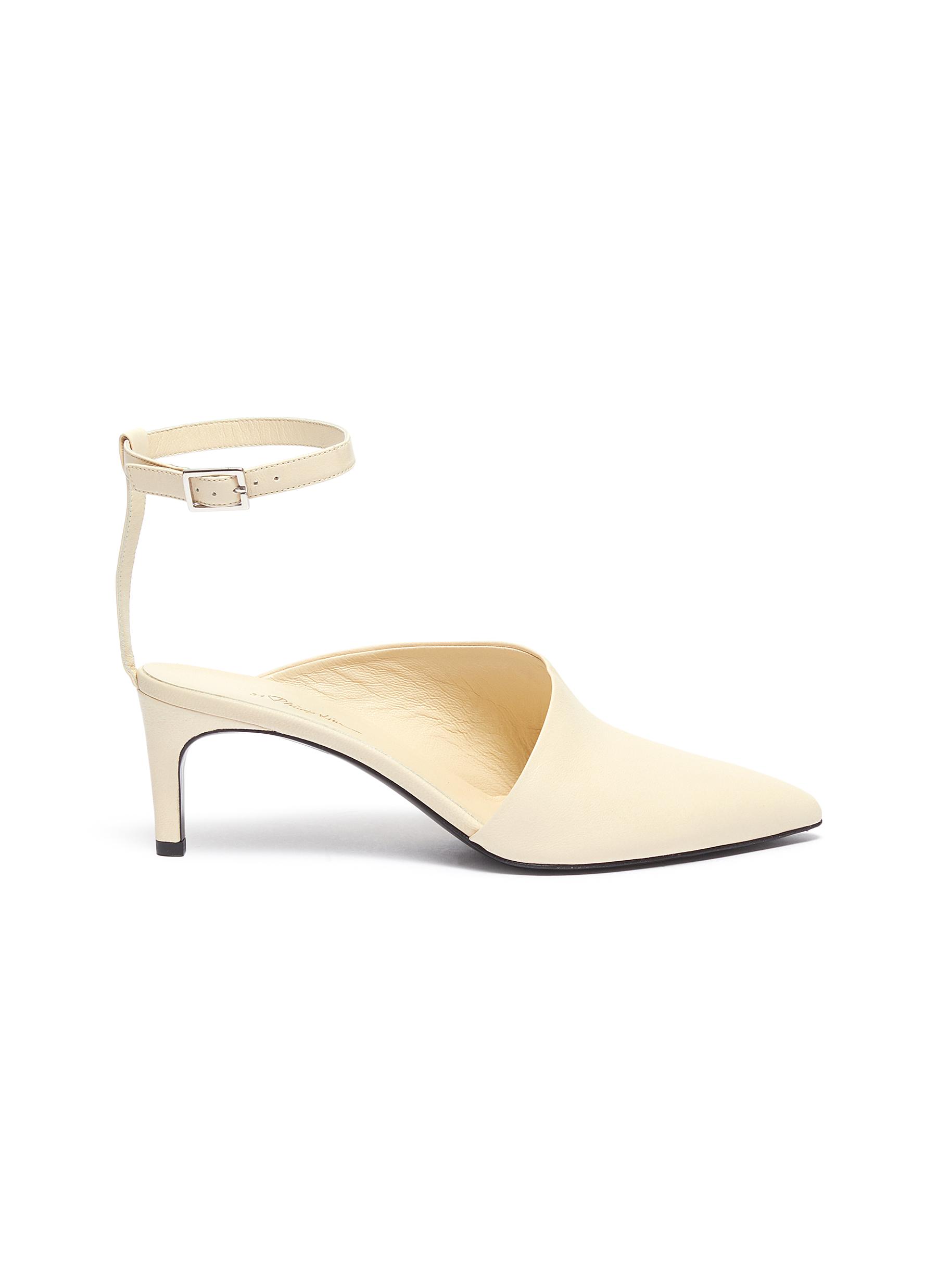 Nina slanted vamp leather ankle strap pumps by 3.1 Phillip Lim | Coshio ...