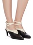 Figure View - Click To Enlarge - 3.1 PHILLIP LIM - 'Nina Vamp' crossover ankle colourblock leather slingback heels