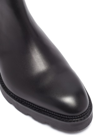 Detail View - Click To Enlarge - ALEXANDER WANG - Andy' cutout heel leather Chelsea boots