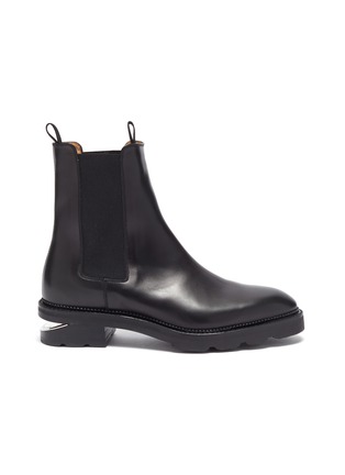 Main View - Click To Enlarge - ALEXANDER WANG - Andy' cutout heel leather Chelsea boots