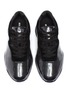 Detail View - Click To Enlarge - ALEXANDER WANG - 'awnyc Stadium' PVC panelled chunky sneakers