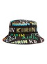 Main View - Click To Enlarge - KIRIN BY PEGGY GOU - 'Typo' mix logo print twill bucket hat