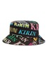Figure View - Click To Enlarge - KIRIN BY PEGGY GOU - 'Typo' mix logo print twill bucket hat