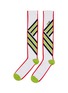 Main View - Click To Enlarge - KIRIN BY PEGGY GOU - 'Soccer' intarsia knee high socks