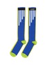 Main View - Click To Enlarge - KIRIN BY PEGGY GOU - 'Big Pyramid' logo stripe intarsia knee high socks