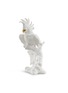 Main View - Click To Enlarge - AVERY - Ceramic Cockatoo sculpture – White Gold