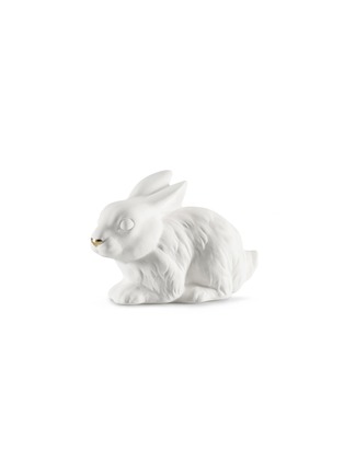Main View - Click To Enlarge - AVERY - Ceramic Rabbit sculpture – White Gold