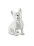 Main View - Click To Enlarge - AVERY - Ceramic Bulldog large sculpture – White Gold