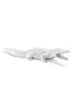 Main View - Click To Enlarge - AVERY - Ceramic Crocodile sculpture – All White