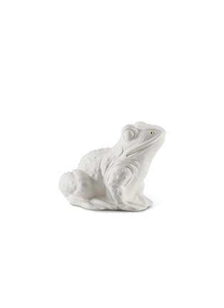 Main View - Click To Enlarge - AVERY - Ceramic Frog sculpture – White Gold