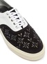 Detail View - Click To Enlarge - AMIRI - Contrast panel stud embellished sneakers