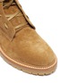 Detail View - Click To Enlarge - AMIRI - Wraparound tie suede combat boots