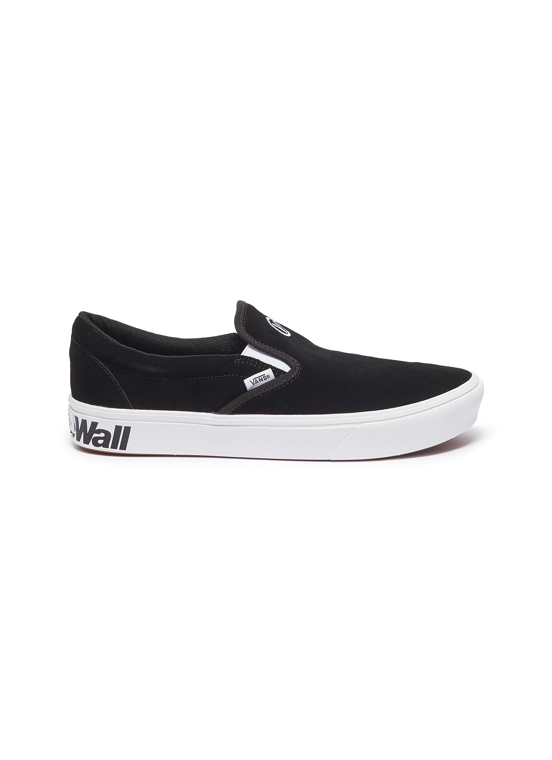 comfycush slip on vans black