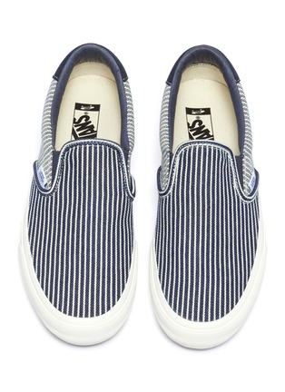 Detail View - Click To Enlarge - VANS - '59 Vlt Lx' stripe slip ons