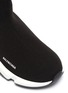 Detail View - Click To Enlarge - BALENCIAGA - 'Speed' knit kids slip-on sneakers