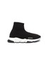 Main View - Click To Enlarge - BALENCIAGA - 'Speed' knit kids slip-on sneakers