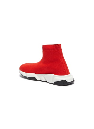 Detail View - Click To Enlarge - BALENCIAGA - 'Speed' knit kids slip-on sneakers