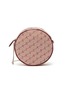 Main View - Click To Enlarge - STELLA MCCARTNEY - Monogram embroidered mini round canvas crossbody bag