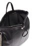 Detail View - Click To Enlarge - KARA - Glass crystal fringe leather drawstring backpack